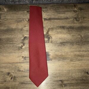 Vintage Royal Knight Woven Red Necktie